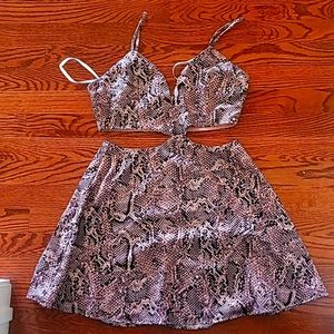 Superdown cutout dress